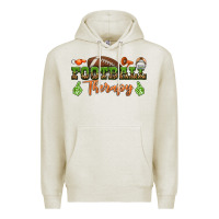 Oatmeal Heather football therapy Premium Hoodie - BundleAndBundleShop