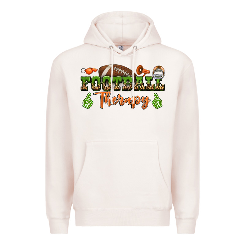 Football Therapy Premium Hoodie by BundleAndBundleShop | Teevron