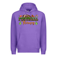Purple football therapy Premium Hoodie - BundleAndBundleShop