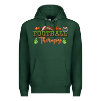Sports Green football therapy Premium Hoodie - BundleAndBundleShop