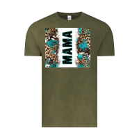 Vintage Olive western mama Vintage Tee - Zillion Design Studio