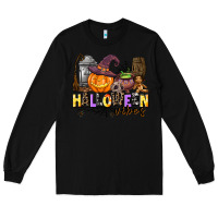 Black halloween vibes Long Sleeve Tee - AdoDesignShop