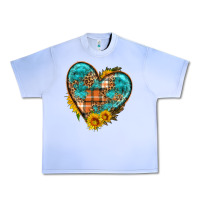 Grape Ice fall pattern heart with sunflower Urban Heavy Tee - HRA Design Shop