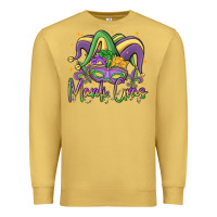 Antique Gold mardi gras Premium Sweatshirt - MaliasSmallBusiness