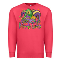 Cardinal mardi gras Premium Sweatshirt - MaliasSmallBusiness