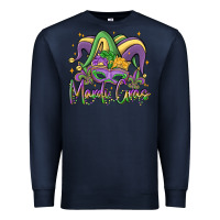 Navy mardi gras Premium Sweatshirt - MaliasSmallBusiness
