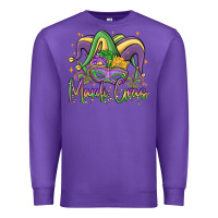 Purple mardi gras Premium Sweatshirt - MaliasSmallBusiness