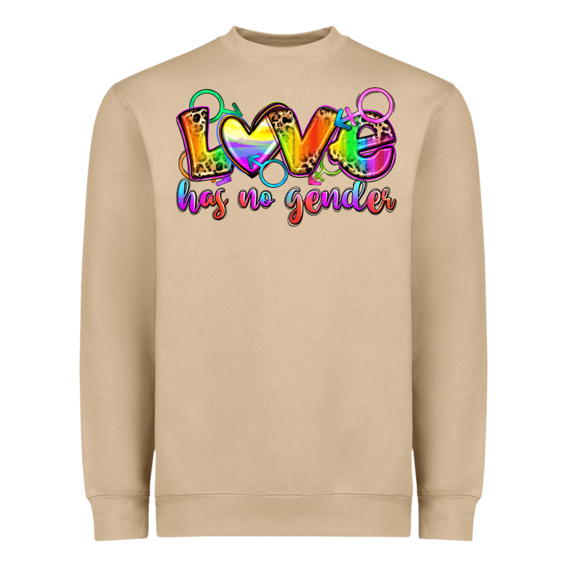 Love Has No Gender Heavyweight Sweatshirt by Zillion Design Studio | Teevron