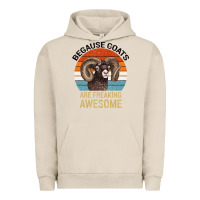 Pigment French Oak Because Goats Are Freaking Awesome Urban Hoodie - Bettercallsaul