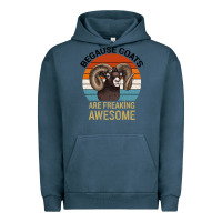 Pigment Midnight Navy Because Goats Are Freaking Awesome Urban Hoodie - Bettercallsaul