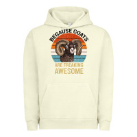 Pigment Pistachio Because Goats Are Freaking Awesome Urban Hoodie - Bettercallsaul