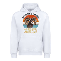 White Because Goats Are Freaking Awesome Urban Hoodie - Bettercallsaul
