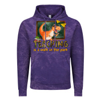 Cloud Purple teaching is a walk in the park Vintage Hoodie - texasbilliewilder
