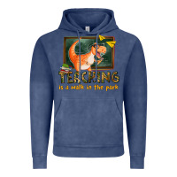 Vintage Denim teaching is a walk in the park Vintage Hoodie - texasbilliewilder