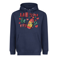 Navy will you be my Heavyweight Hoodie - MaliasSmallBusiness