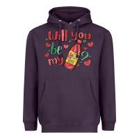 Plum will you be my Heavyweight Hoodie - MaliasSmallBusiness