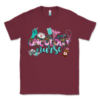 Burgundy oncology nurse Classic Tee - AdoDesignShop