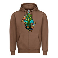 Chestnut cactus1 Zipper Hoodie - JahusDesignShop
