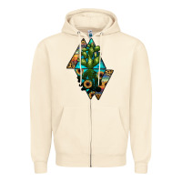 Sandshell cactus1 Zipper Hoodie - JahusDesignShop