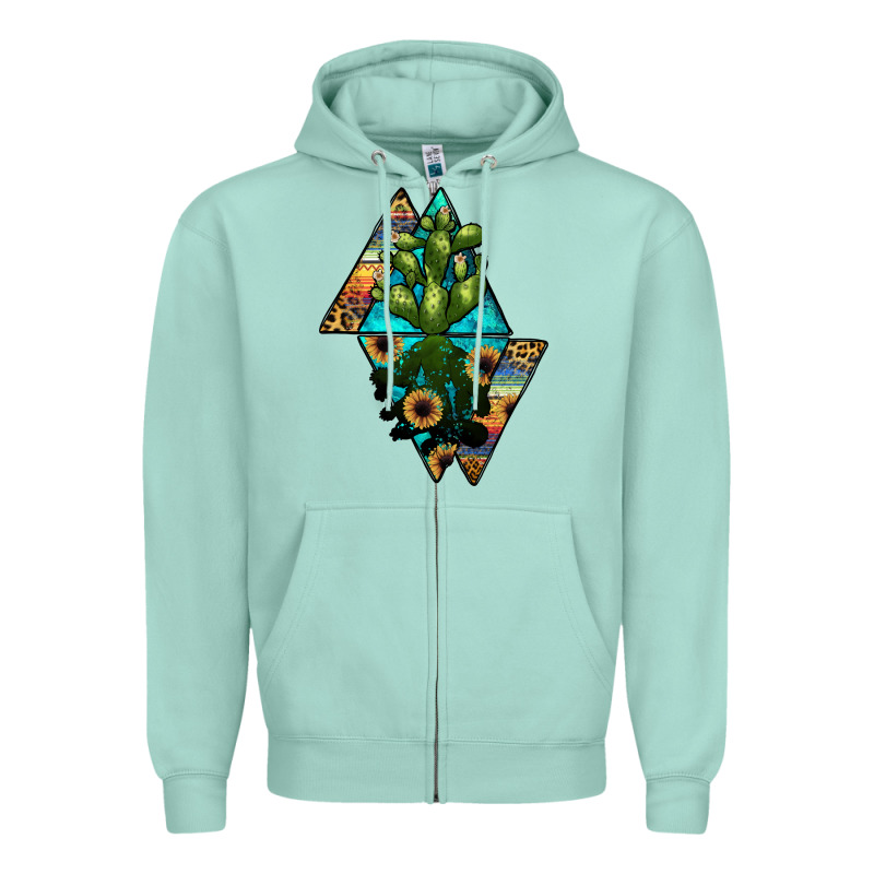Cactus1 Zipper Hoodie by JahusDesignShop | Teevron