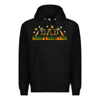 Black american football dad libbey glass Premium Hoodie - BundleAndBundleShop