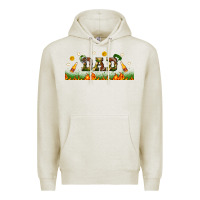 Oatmeal Heather american football dad libbey glass Premium Hoodie - BundleAndBundleShop