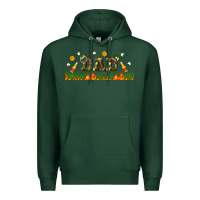 Sports Green american football dad libbey glass Premium Hoodie - BundleAndBundleShop