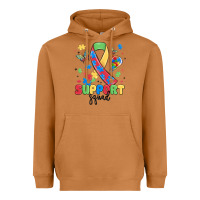 Meerkat support squad autism Heavyweight Hoodie - MaliasSmallBusiness
