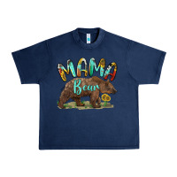 Navy mama bear Urban Heavy Tee - BarkalooDesign