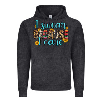 Vintage Black i swear because i care Vintage Hoodie - Zillion Design Studio