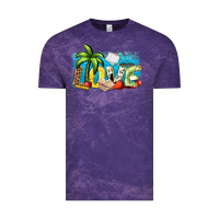 Cloud Purple love summer teacher Vintage Tee - Zillion Design Studio