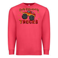 Cardinal easily distracted by trucks Premium Sweatshirt - MaliasSmallBusiness