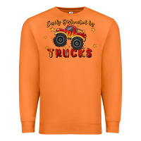 Carrot easily distracted by trucks Premium Sweatshirt - MaliasSmallBusiness