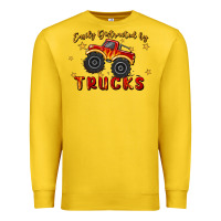 Lemon easily distracted by trucks Premium Sweatshirt - MaliasSmallBusiness