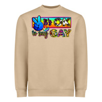 Mushroom it's ok to say gay Heavyweight Sweatshirt - Zillion Design Studio