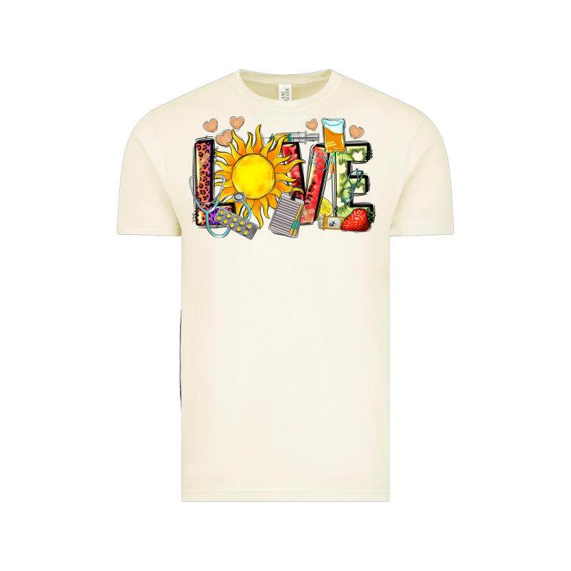 Love Summer Nurse Vintage Tee by Zillion Design Studio | Teevron