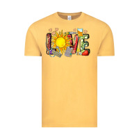 Vintage Mustard love summer nurse Vintage Tee - Zillion Design Studio
