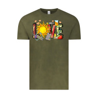 Vintage Olive love summer nurse Vintage Tee - Zillion Design Studio