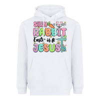 White silly rabbit easter is for jesus Heavyweight Hoodie - MaliasSmallBusiness