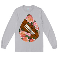Moon Dust american football and western roses teardrop Long Sleeve Tee - BundleAndBundleShop