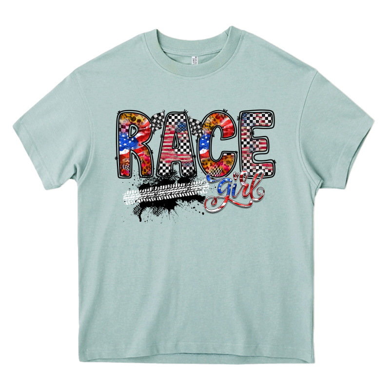 Race Girl Heavy Core Tee by RacoonDesign | Teevron