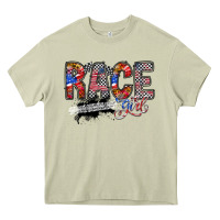 Mossy race girl Heavy Core Tee - RacoonDesign