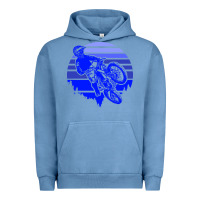 Pigment Pebble Blue Motorcross Urban Hoodie - Bettercallsaul