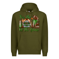 Army Green for the love of the game Premium Hoodie - BundleAndBundleShop