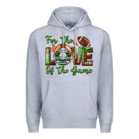 Heather Grey for the love of the game Premium Hoodie - BundleAndBundleShop