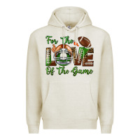Oatmeal Heather for the love of the game Premium Hoodie - BundleAndBundleShop
