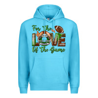 Ocean Blue for the love of the game Premium Hoodie - BundleAndBundleShop
