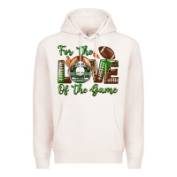 Pale Pink for the love of the game Premium Hoodie - BundleAndBundleShop