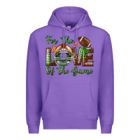 Purple for the love of the game Premium Hoodie - BundleAndBundleShop