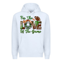 White for the love of the game Premium Hoodie - BundleAndBundleShop